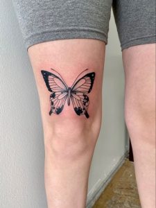 Butterfly Above Knee Tattoo Meaning
