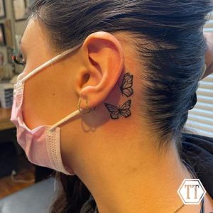 Butterfly Tattoo Behind Ear Meaning