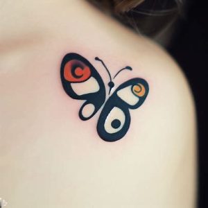 Semicolon-Butterfly-Tattoo