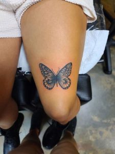 The Butterfly Above Knee Tattoo Meaning