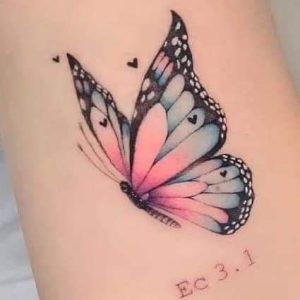 Watercolor Butterfly tattoo designs