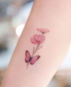 Beautiful-Minimal-Purple-Butterfly-Tattoo-ideas