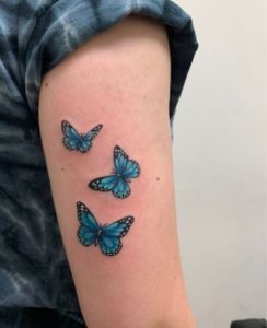 Blue-butterfly-tattoo-designs