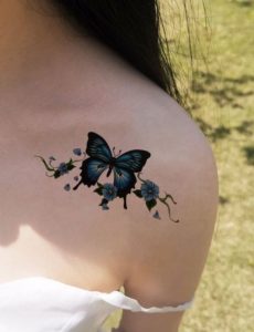 tattoo designs on hand butterfly