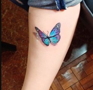 Purple-3D-Butterfly-tattoo