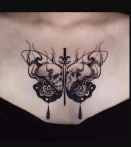 Skull-Butterfly-Tattoo