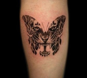 tiger-butterfly-tattoos
