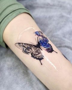 tiger-butterfly-tattoos