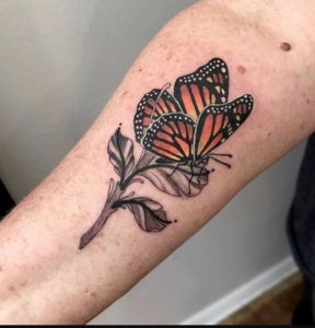 traditional-monarch-tattoo-butterfly
