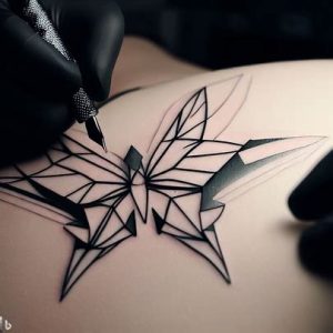 Geometric Butterfly Dragon Tattoo Popular designs