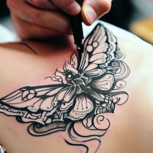 Japanese Butterfly Dragon Tattoo ideas