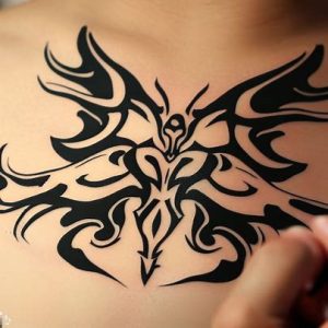 Tribal Butterfly Dragon Tattoos