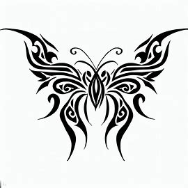 Meaning And Designs Of Tribal Butterfly Tattoos