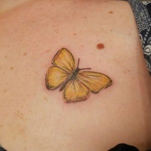yellow-butterfly-tattoo-design-ideas