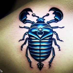 Black-red-scarab-tattoo