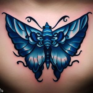 Blue Traditional Moth