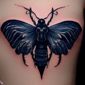 Death Moth Tattoo Navy and Its Symbol For Boys