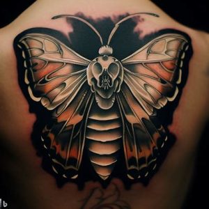 Different Skull Moth Tattoos A Symbol Of Life's Transformations