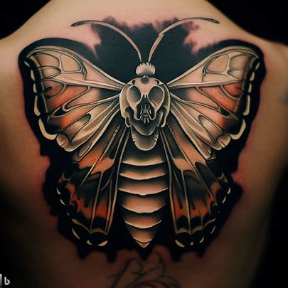 Different Skull Moth Tattoo: A Symbol Of Life’s Transformations