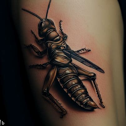 Nature’s Dance: Grasshopper Tattoo Design Inspirations
