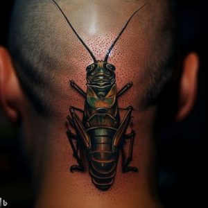 Grasshopper-Tattoo-On-Head-ideas