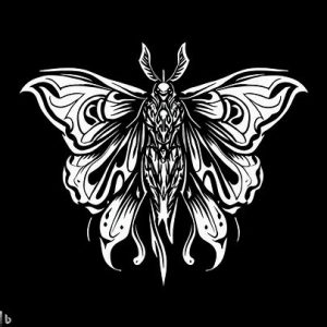 Ideas of Feminine Death Moth Tattoo