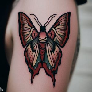 Neo-Traditional Moth Tattoo ideas