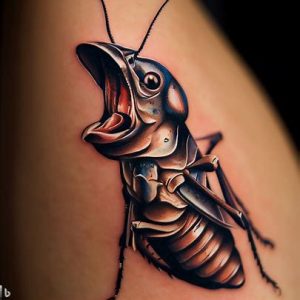 Open-Mouth-Grasshopper-Tattoo-ideas