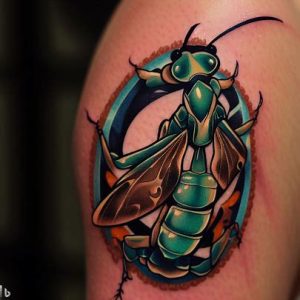 Praying Mantis Tattoo