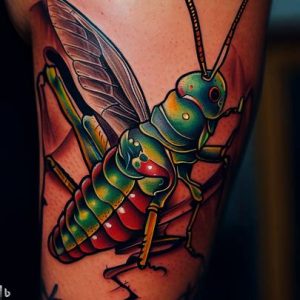 Traditional-Grasshopper-Tattoo-popular-ideas