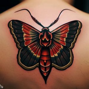 Traditional Moth Tattoo Flash ideas