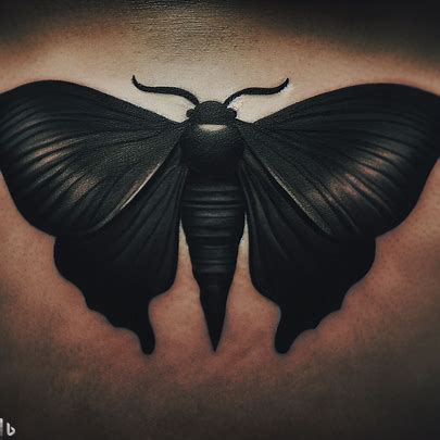 Inked Beauties: Black Moth Tattoo 100+ Design Styles