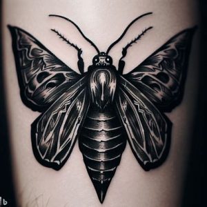 death moth tattoo idaes
