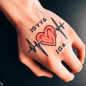 igy6 tattoo heartbeat