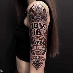 igy6 tattoo inner bicep