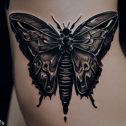 moth vs. butterfly tattoos