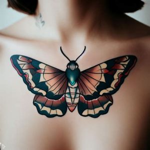 American-Traditional-Moth-Tattoo-feminine-idaes