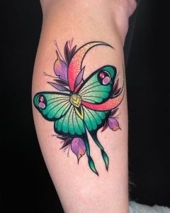 Exceptional Luna Moth Tattoo