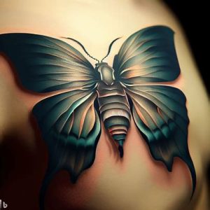 Luna-moth-tattoo-3d-deisgn