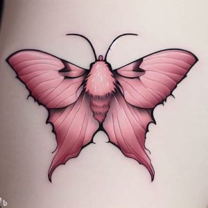 Rosy-Maple-Moth-tattoo-designs