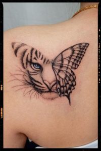 Tiger-Butterfly-Tattoo