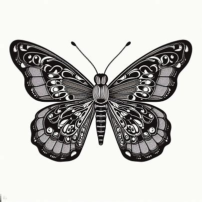 Meaning and Beauty of Fine Line Butterfly Tattoos