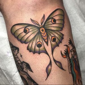 green-luna-moth-tattoo-ideas