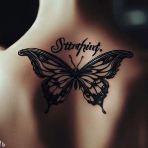 strength-butterfly-tattoo-for-girls