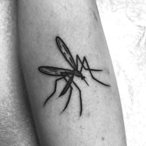 Black Mosquito Tattoo