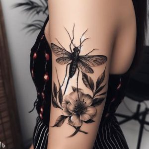 Black Mosquito Tattoo idea