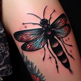 Neo-Traditional-Firefly-Tattoo
