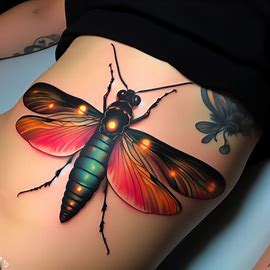 Neo-Traditional-Firefly-Tattoos-for-girls