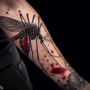 Realistic Mosquito Tattoo meaning