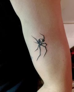 Spider-web-tattoo-on-bicep